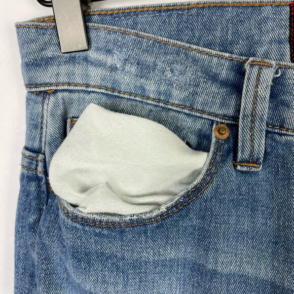 BDG | Mom High Rise Distressed Medium Wash Relaxed Fit Ankle Jeans - Picture 8 of 13